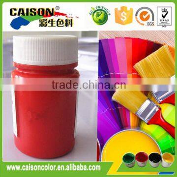 2kg plastic pot of Red pigment coating colourant for paints