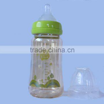 8oz BPA Free Borosilicate Glass Feeding Bottle