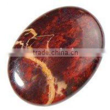 30x20mm oval poppy jasper cabochon jewelry