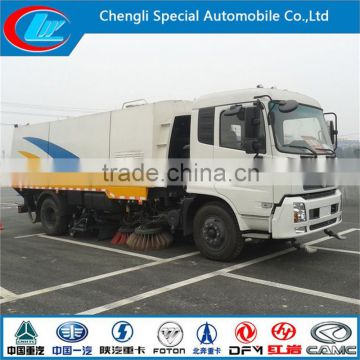 Factory direct sweeper double axles sweeper road trucks DONGFENG Tianjin 4X2 sweeper vehicles