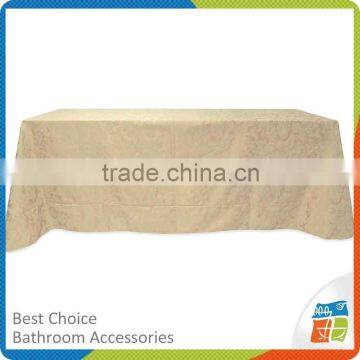 Hot Sale Two-toned Jacquard Damask Fabric Tablecloth photo-6