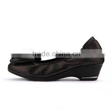 China genuine leather casual shoes for women,Hot drilling Butterfly flower ladies shoes