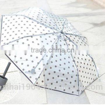 2015 popular foldable transparent umbrella