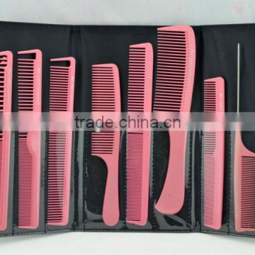 Professional plastic hair comb set