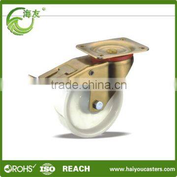 height adjustable caster , swivel caster wheel with brake