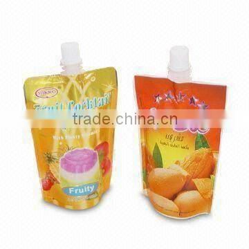 drink pouch with spout packaging with high capacity