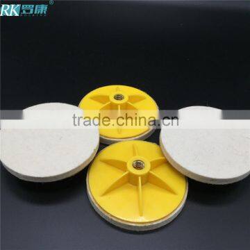 10mm thickness felt disc M14 felt wheel polishing wheel