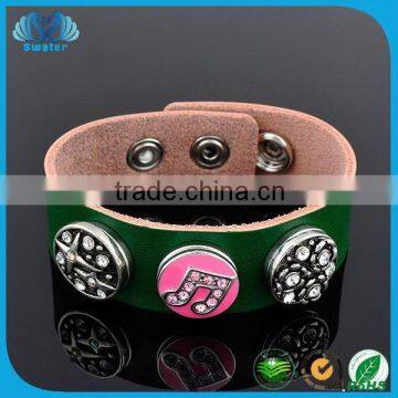 Snap Button Jewelry Wholesale Slap Bracelets For Girls