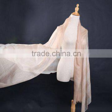 Soft and Light Camel Cashmere Scarf photo-2