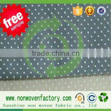 Spun bond nonwoven fabric supplier non-slip fabric pvc dotted