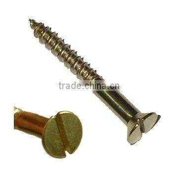 Slotted Countersunk Head Wood Screw