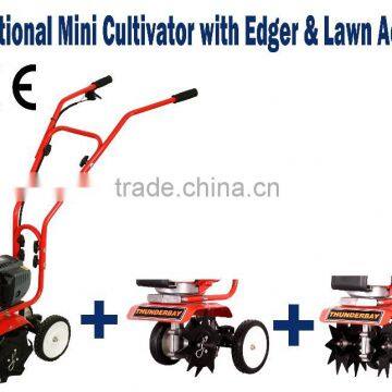 Multi- Function 4 stokes Farm Cultivator/ Cultivator Tines/ Edger kits/ Aerator kits