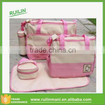 Different sizes of best diaper bag sets factory of the disposible nappy purse