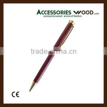 High quality business gift handmade clip wooden pens