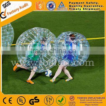 2016 tpu high quality inflatable bumper ball for adult TB187