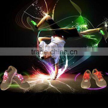 TPU waterproof cool led luminous shoelaces