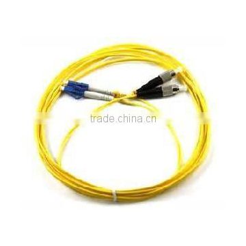 2.0mm cable diameter PVC jacket simplex/duplex LC-FC fiber optic patch cord