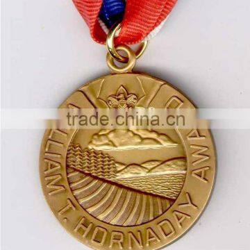 Sports medal, custom gold medal, sports event honor medal