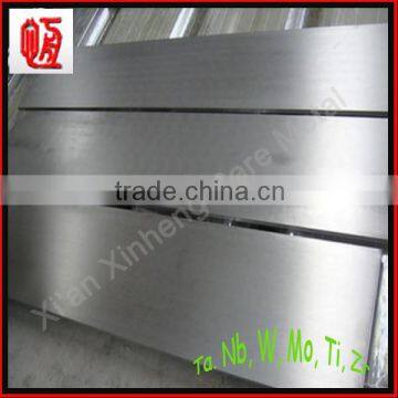 Thick 2mm Gr2 titanium plate with mirror surface