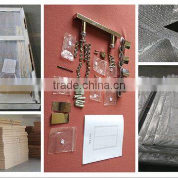 900*900*1950 mm Square Hinge Tempered Glass Shower Enclosure With ABS Shower Tray photo-3