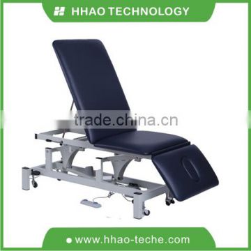 Electric examination couch / with three- section