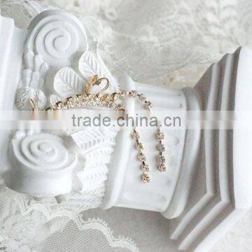 Hot Sales Top Quality Rhinestone Jewellery Earline Earrings photo-3