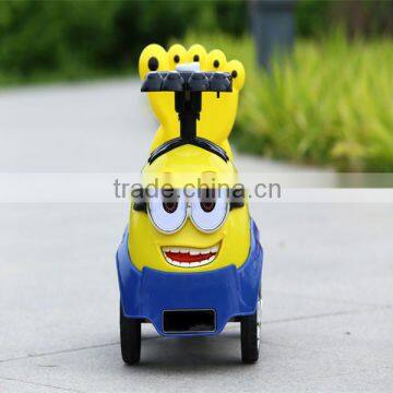 2016 new design baby swing car kids twist car ride on car for children