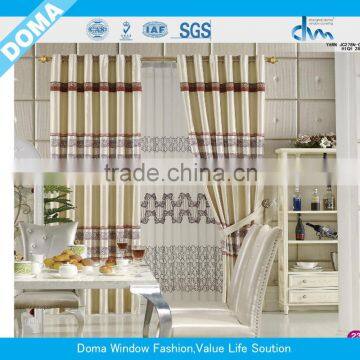 2015 wholesale ready made blackout eyelet tap top window curtain