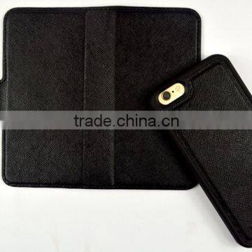 Magnetic Detachable PU Leather Phone Diary Case For iPhone 7 Plus