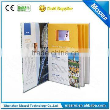 2015 New 4.3 Inch Video Brochure ,LCD Video Booklets With Multi-pages for Trade Show