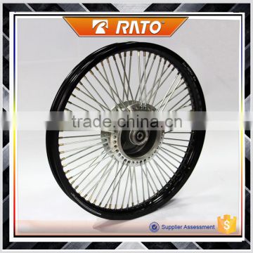 Motorcycle chrome wheels