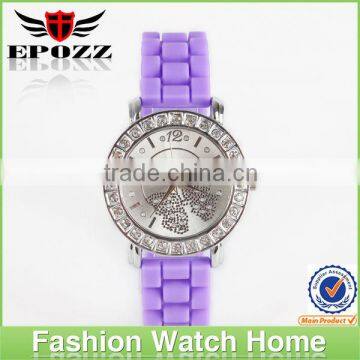 China wholesale silicone Japan movement no name custom logo watches