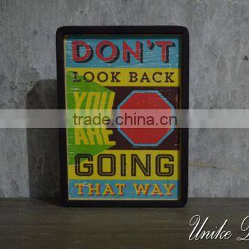 Wooden Vintage Style Sign - Wall Decoration WQ-028