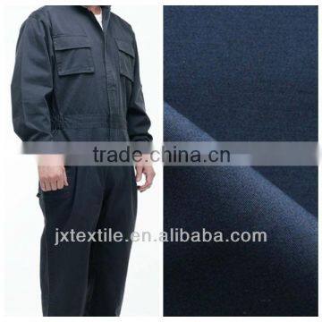 Navy blue twill dyed workwear fabric 20*20 108*58