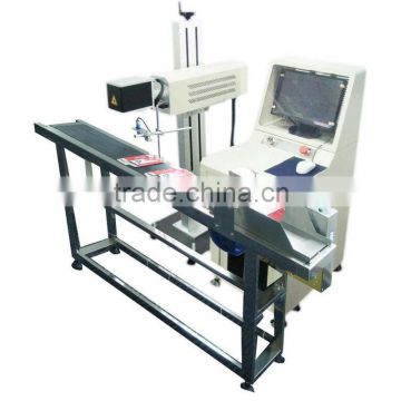 China hot sale CO2 laser marking machine for glass bottle