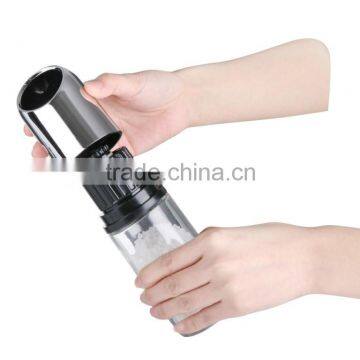 SINOGLASS Trade Assurance Unique Designed Ceramic Mechanism 160ml Glass Pepper Mill photo-2