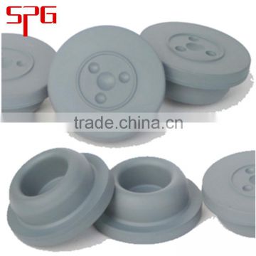 butyl rubber stopper for glass injection vial / infusion bottle