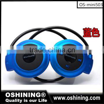 Wholesale best quality bluetooth wireless headset stereo headphone(OS-mini503)