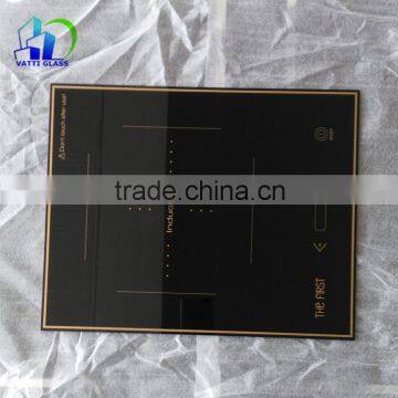 induction cooker use black 4mm high heat ceramic glass