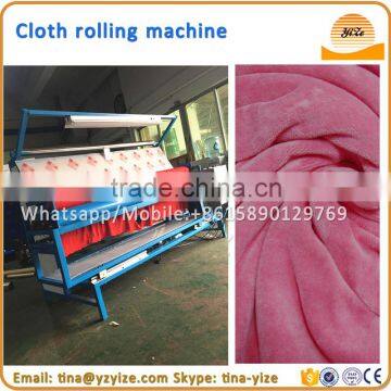 2400mm fabric inspection machine / textile rolling and cutting machine