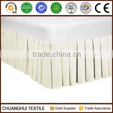 DUST RUFFLE ~hotel bed skirt wrap around 14" drop dust ruffle