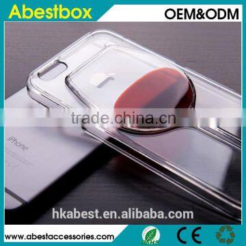Liquid wine glass mobile case for iphone 6