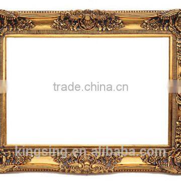 Classical golden resin painting frame wall decoration