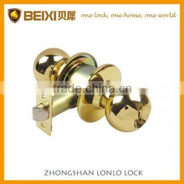 2016 South America Good quality brass ball knob door lock cylindrical door locks