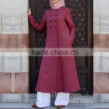 Flattering Fit Modern Style Classic Chic Style Fashion Elegant Muslim Long Dress photo-3