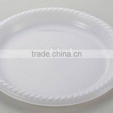 P092325,9''(23cm) colored fruit round plastic plate