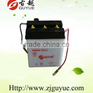 Good quality 6v lead acid motorcycle battery