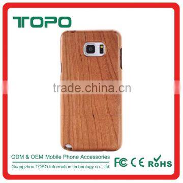 Natural Bamboo Genuine wood real hard wood bamboo phone case for samsung galaxy note5 s6 s6edge s7 s7edge