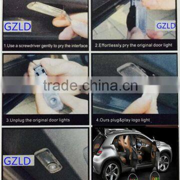 DC 12V Welcome Logo Ghost Shadow Auto Lamp LED Car Door Courtesy Laser Projector Light photo-5