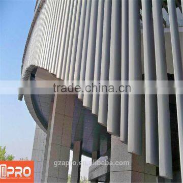 Exterior aluminum shutters glass curtain wall china new products